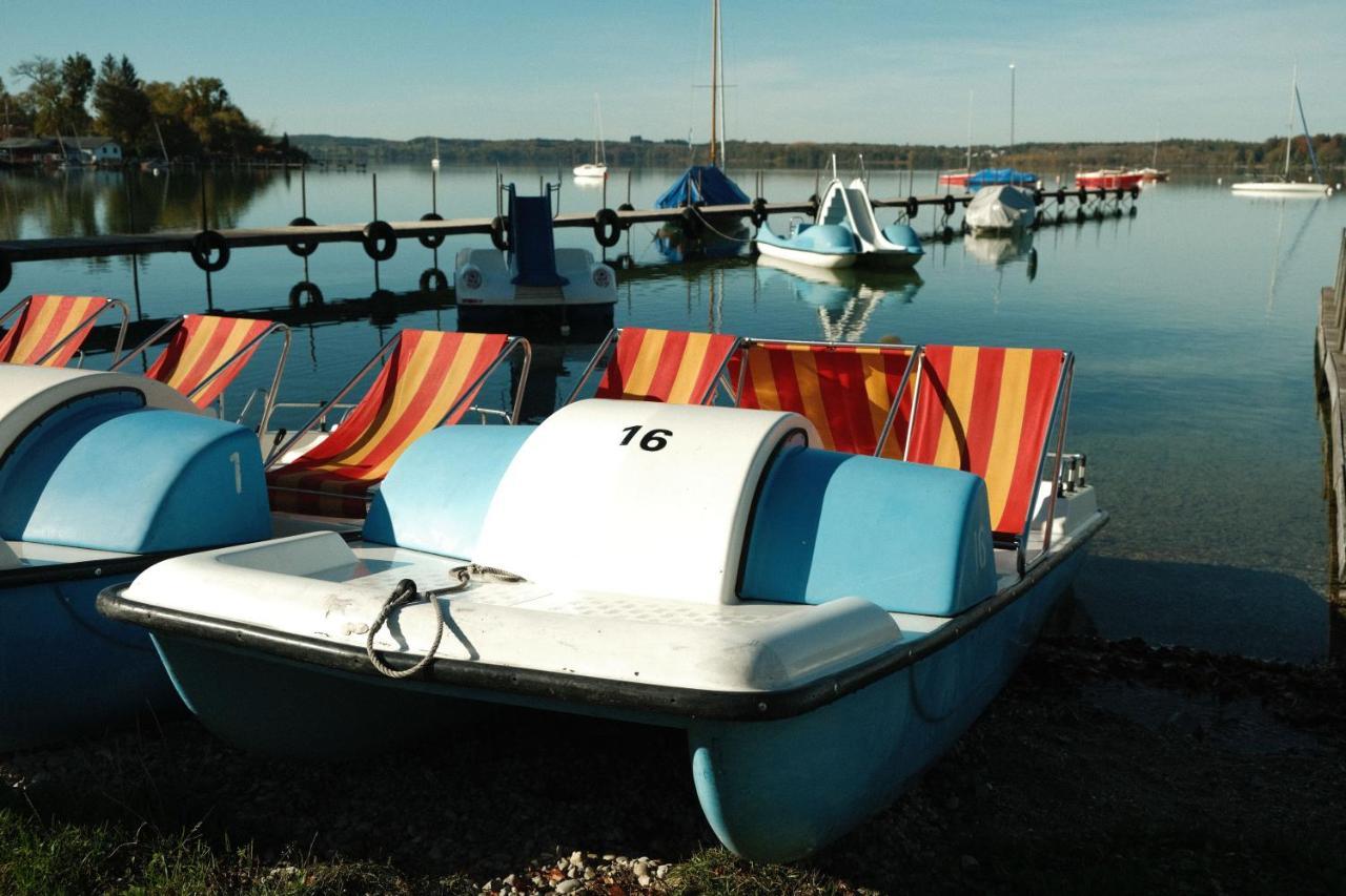 Lago Mio - Pension Am See - Bei Uns Verbringt Ihr Eine Wundervolle Zeit Direkt Am Wasser Worthsee Bagian luar foto